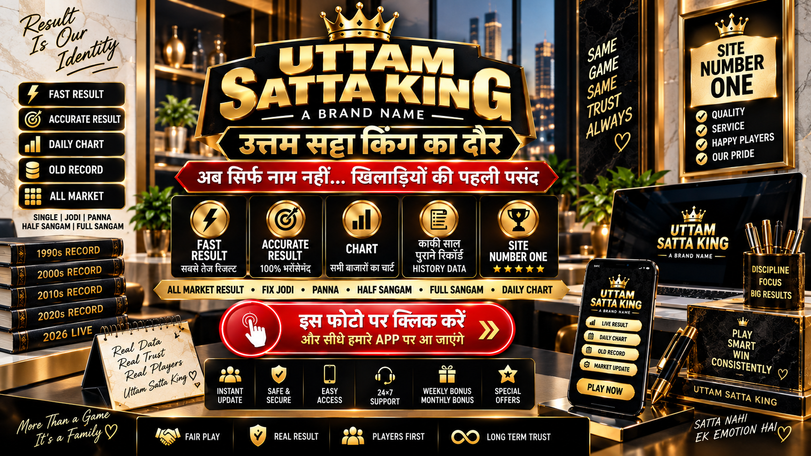 SATTA KING NO.1 SITE FAST RESULTS